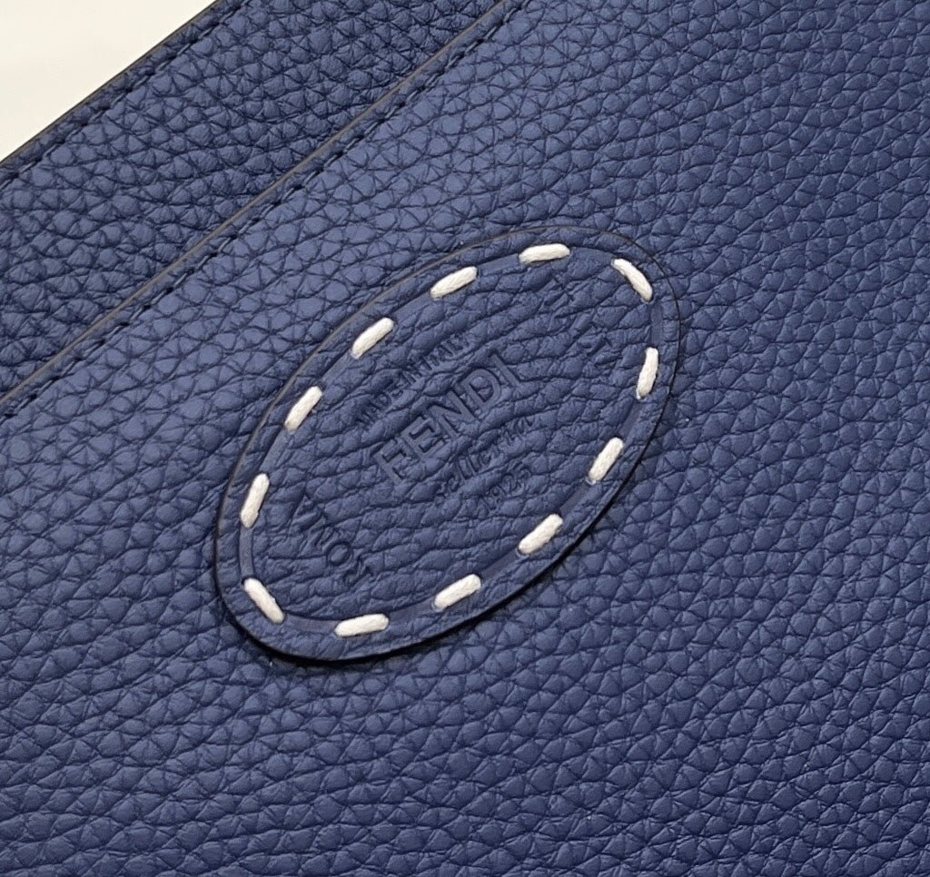 Fendi Peekaboo Iseeu 33cm Navy Blue Calfskin - Image 9