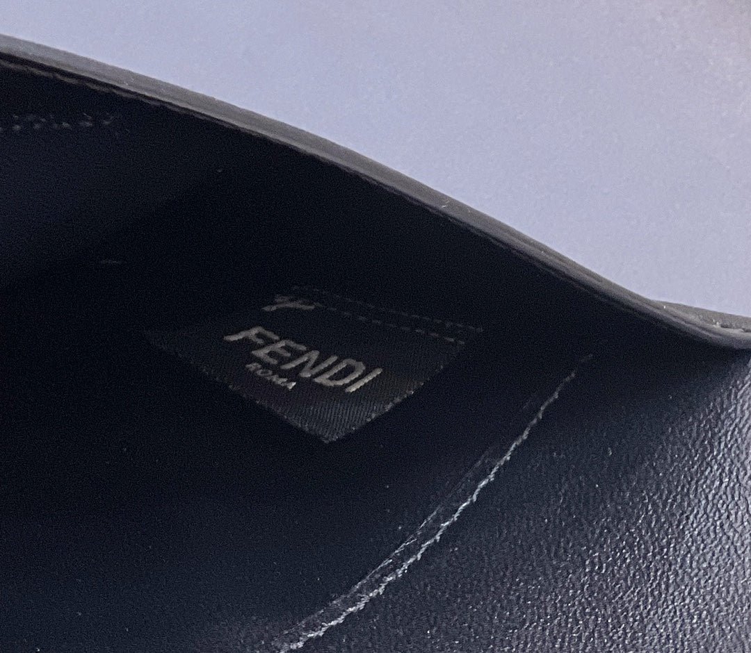 Fendi Peekaboo Iseeu Black Calfskin Woven - Image 9