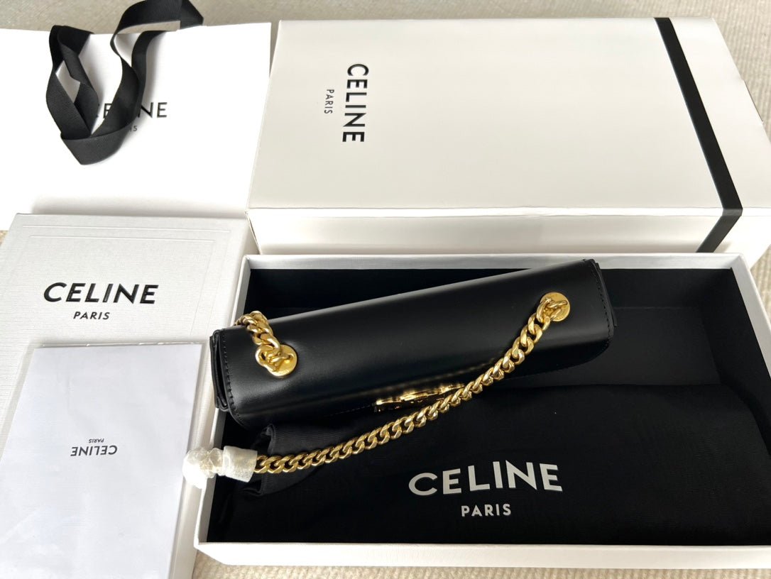 Celine Triomphe 20 Calfskin Chain Bag - Image 4