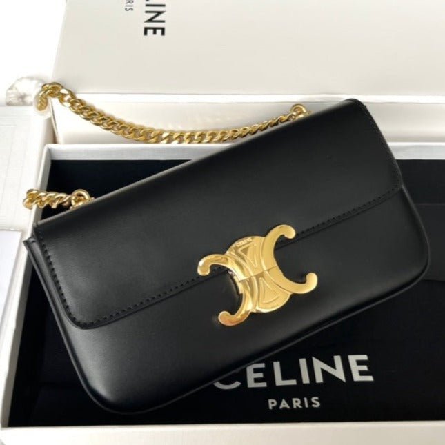 Celine Triomphe 20 Calfskin Chain Bag