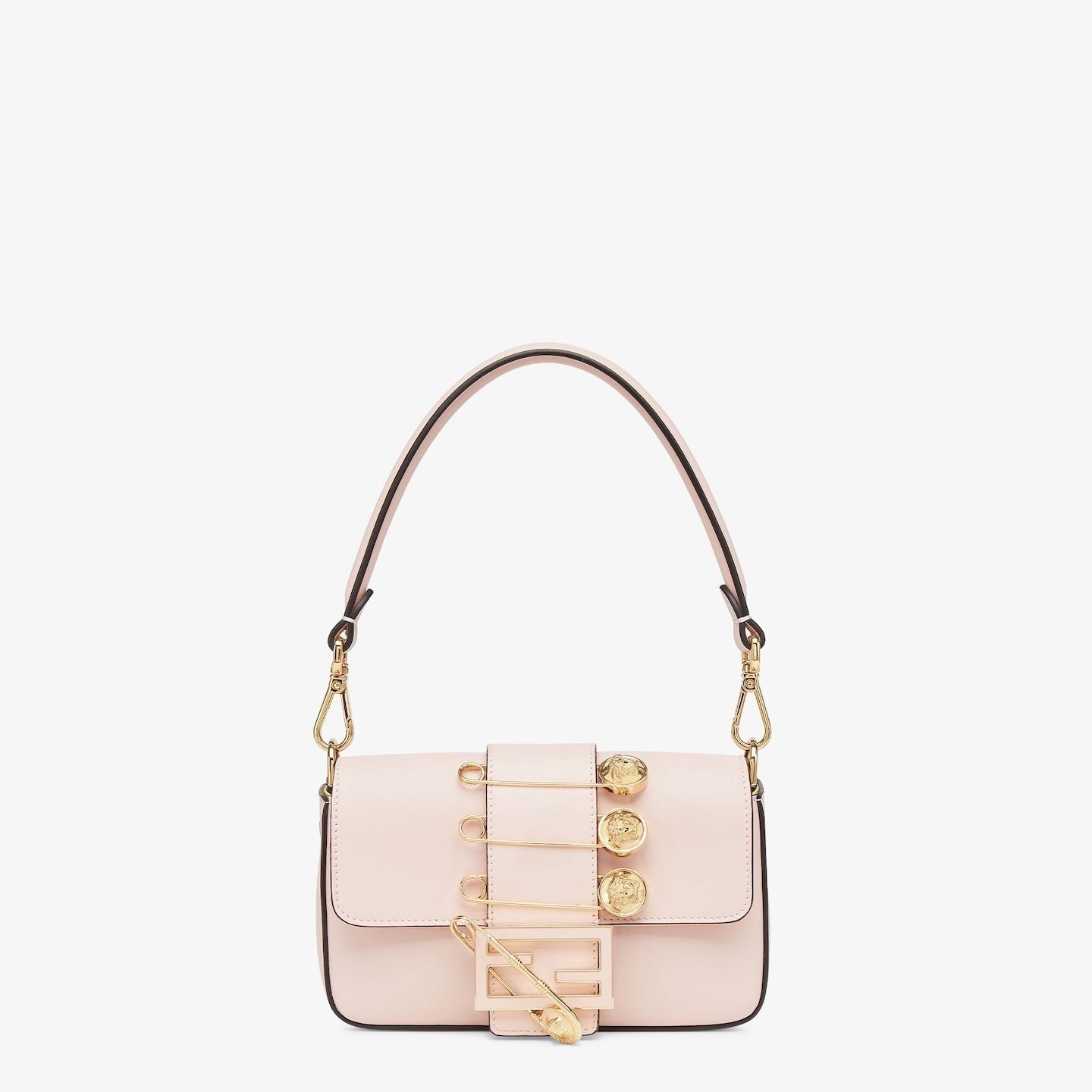 Fendi Fendace Brooch Mini 20 Baguette Light Pink