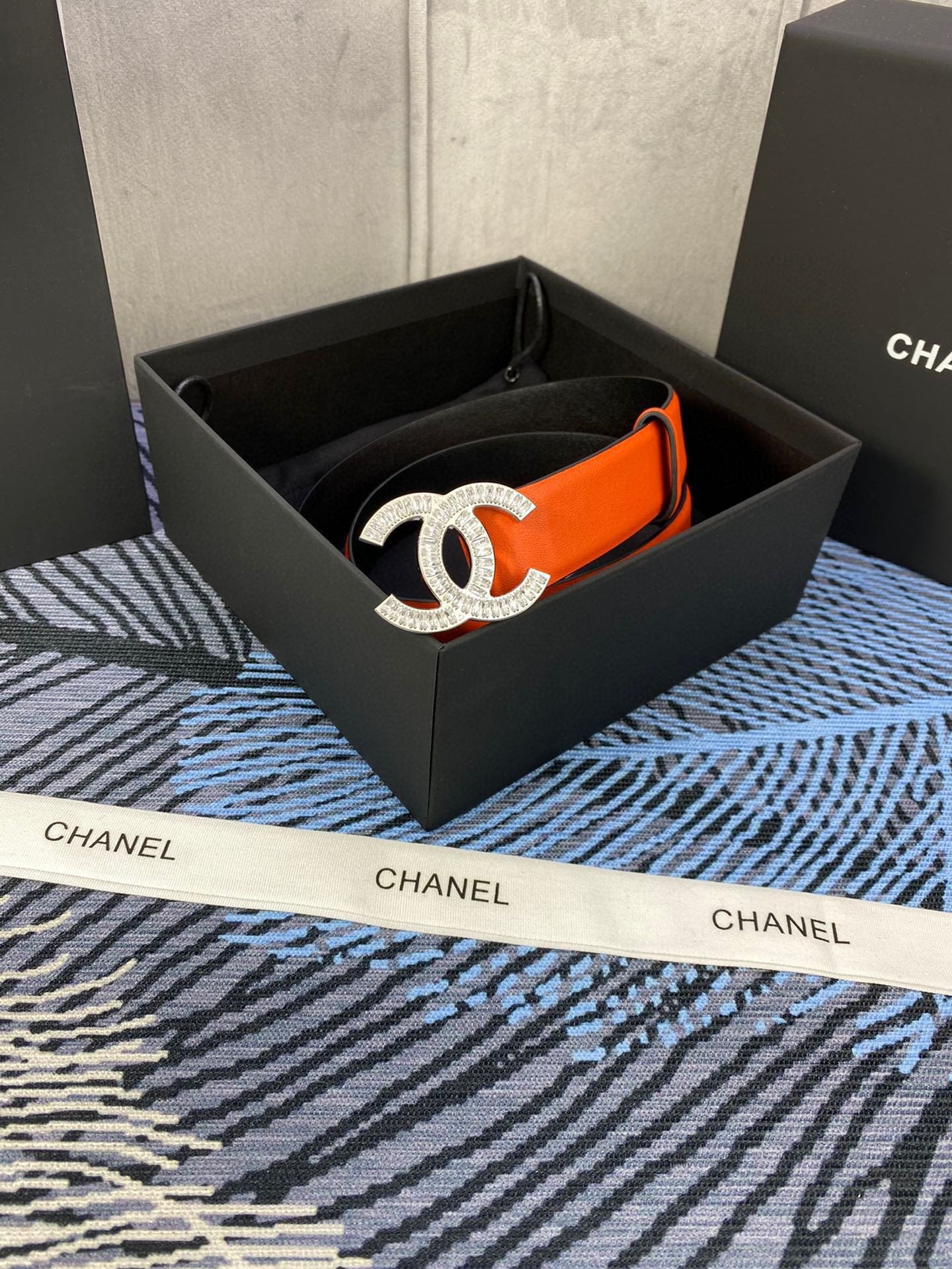 Alternative view of Chanel Orange Leather Belt