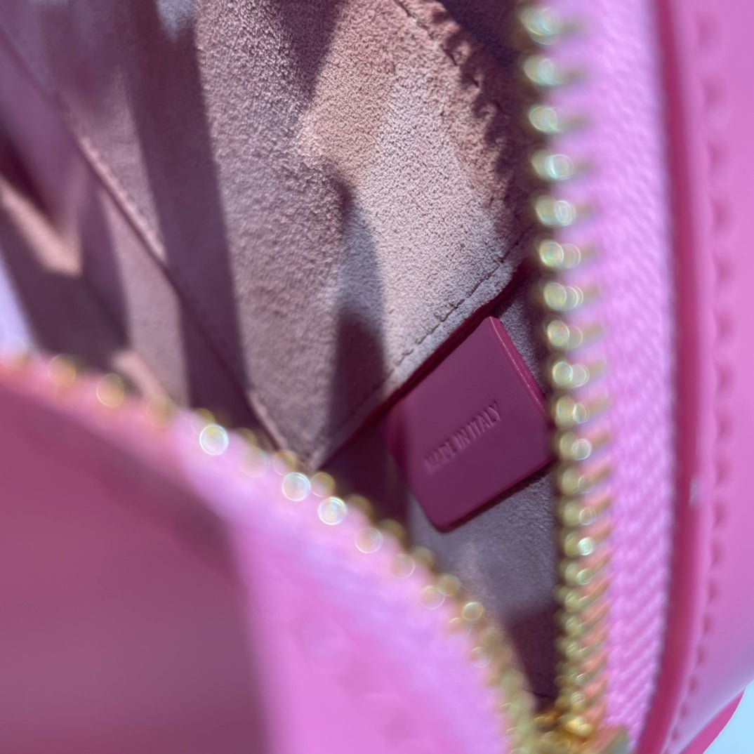 Celine Oval 20 Pink Calfskin Bag - Image 6