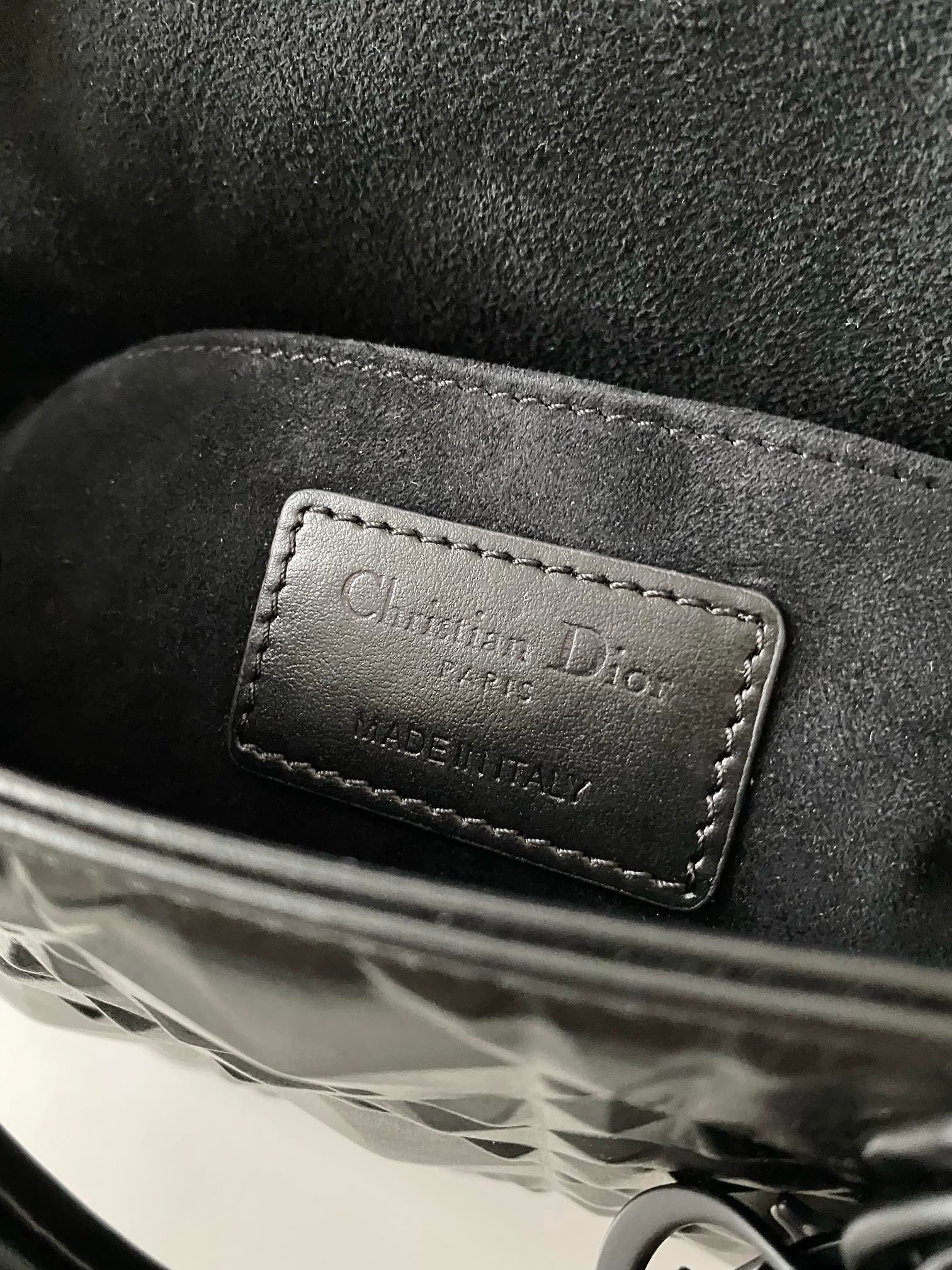 Dior Medium D-Joy 26 Black Cannage Calfskin Bag - Image 6