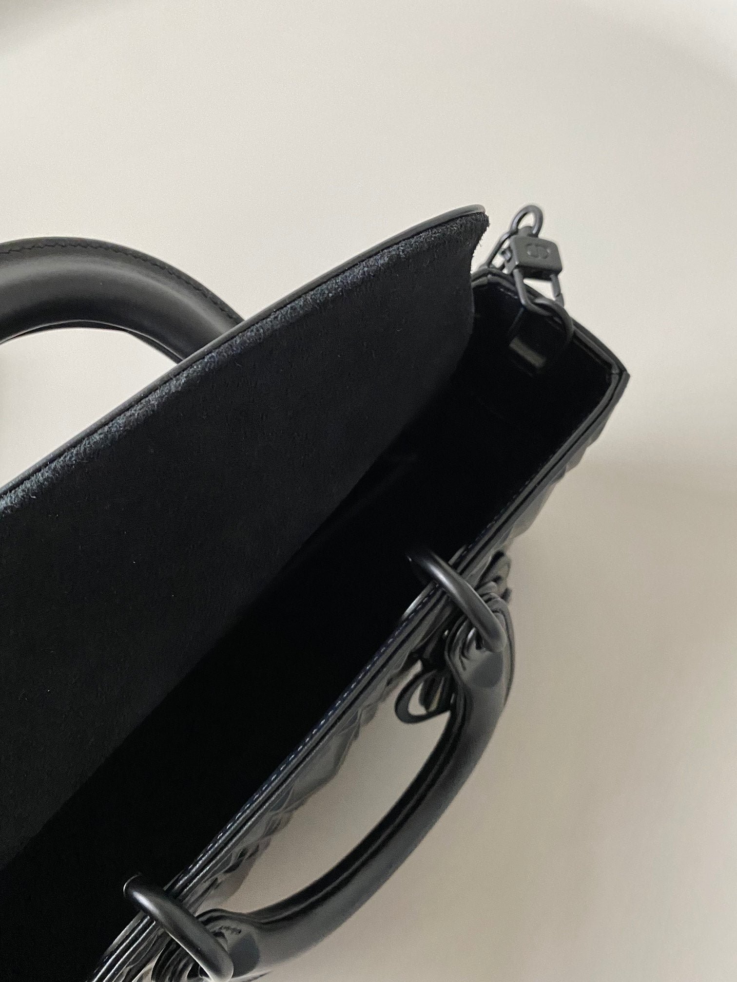 Dior Medium D-Joy 26 Black Cannage Calfskin Bag - Image 8