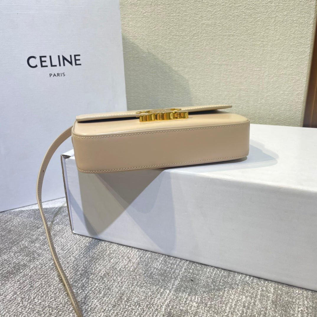 Celine Classic 20 Beige Calfskin Bag - Image 4