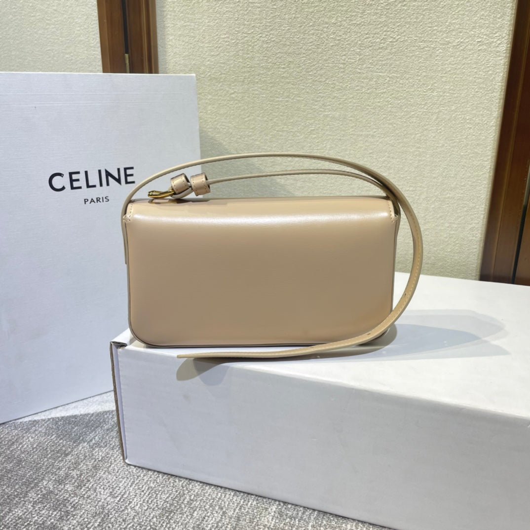 Celine Classic 20 Beige Calfskin Bag - Image 8