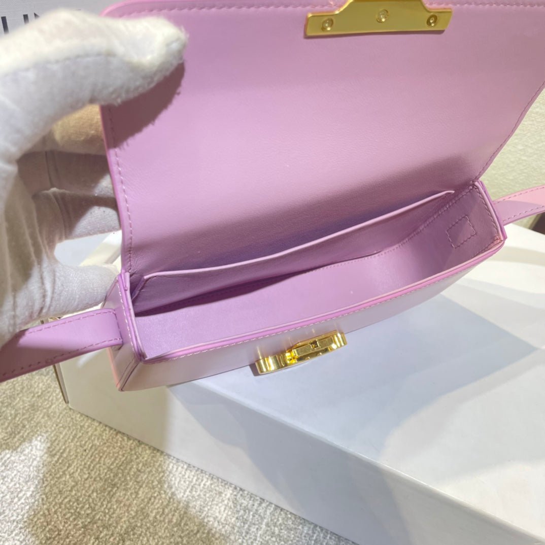 Celine Camille 16 Pink Calfskin Bag - Image 6