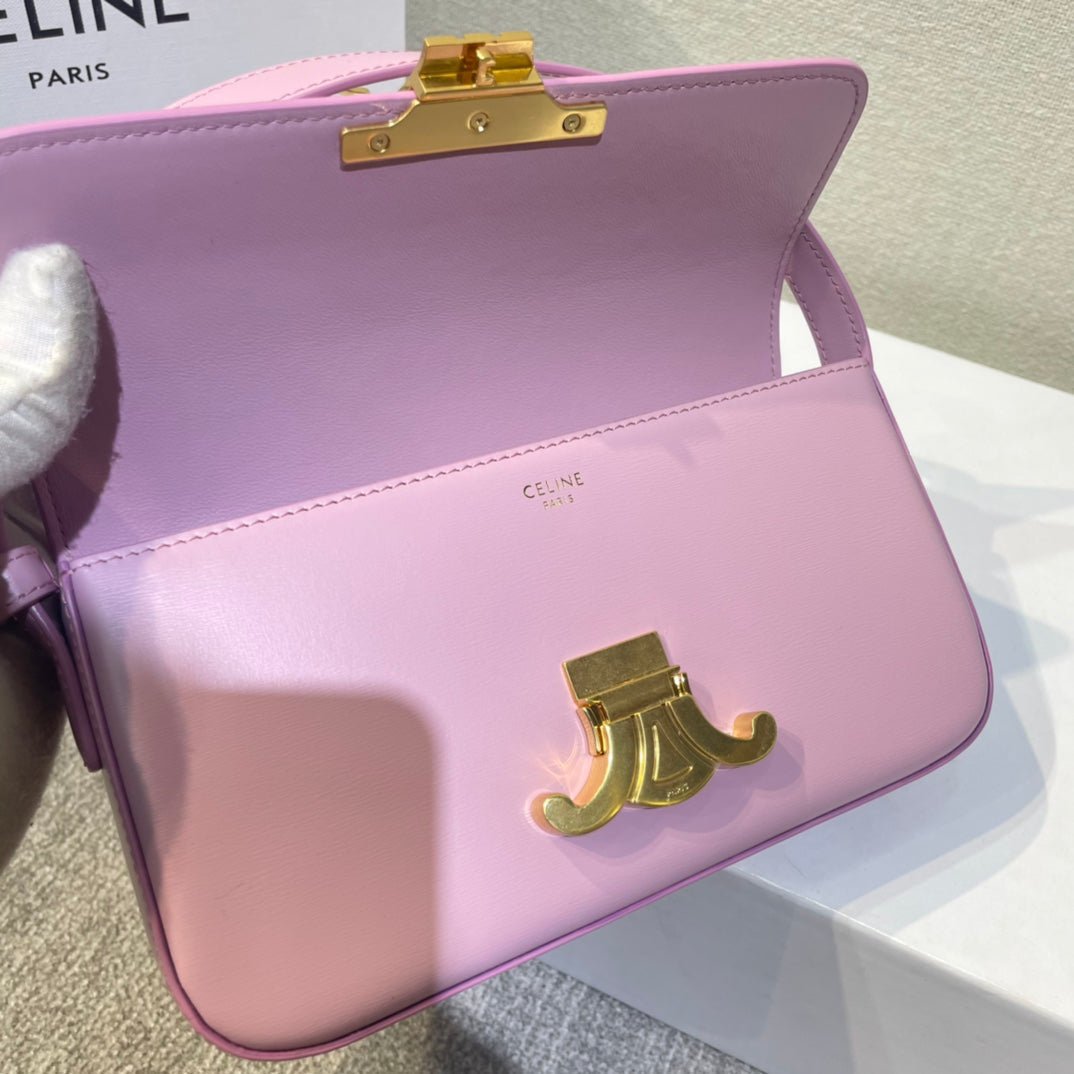 Celine Camille 16 Pink Calfskin Bag - Image 9