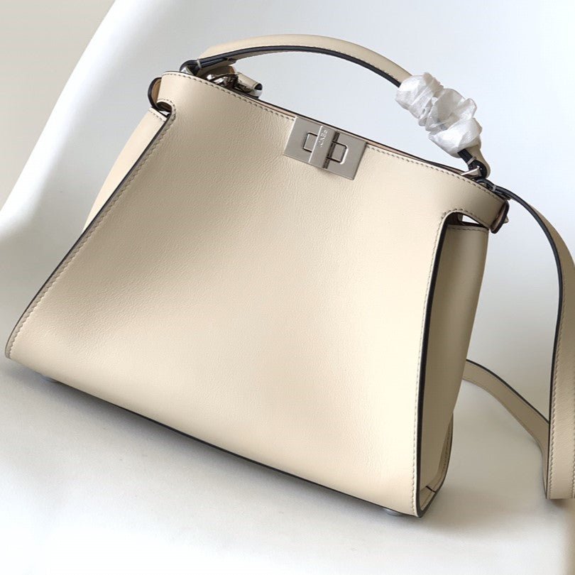 Fendi Peekaboo IseeU Small 27cm Ivory Lambskin