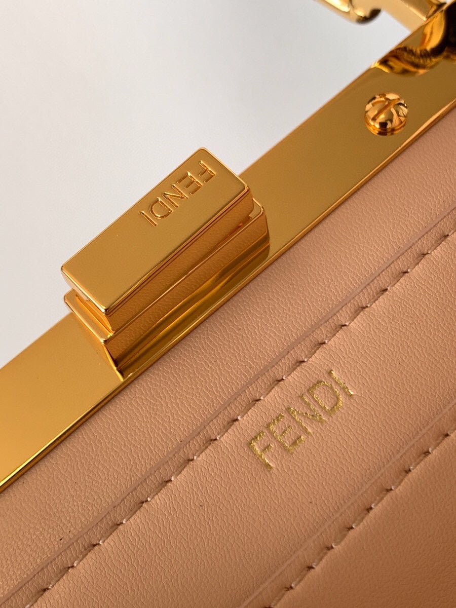 Fendi Peekaboo IseeU Small 27cm Black Lambskin - Image 5
