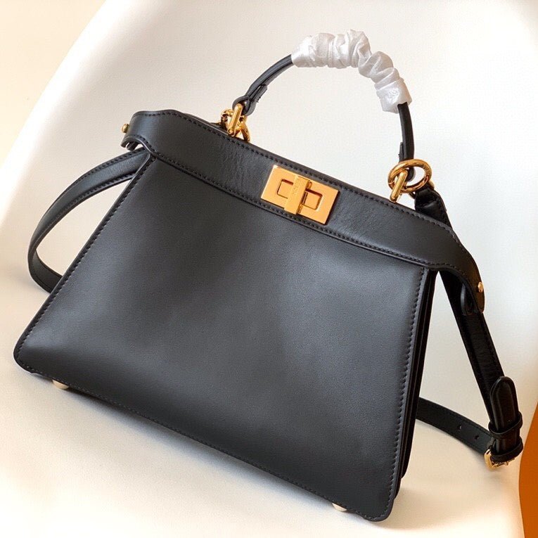 Fendi Peekaboo IseeU Small 27cm Black Lambskin