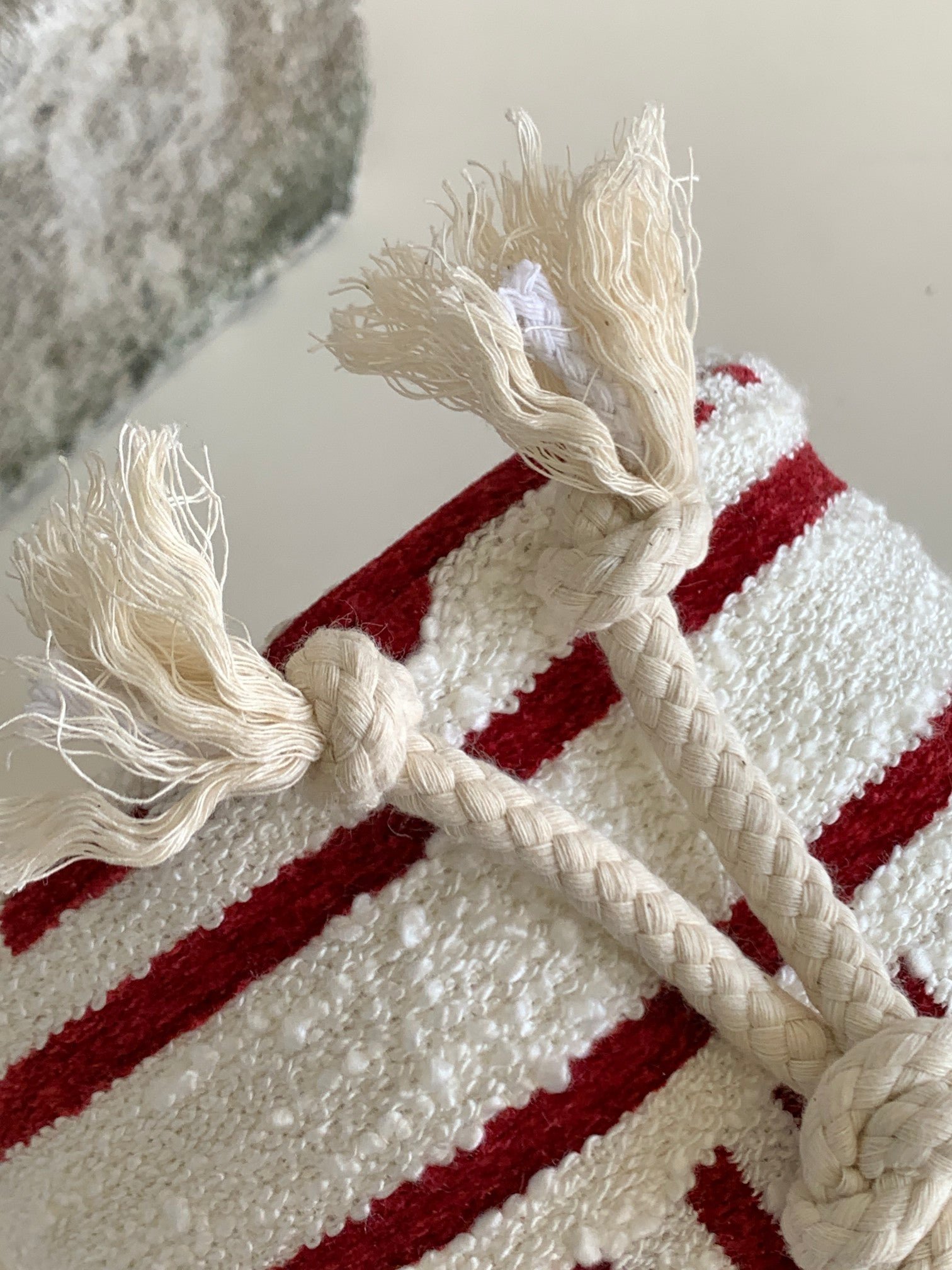 Celine Triomphe 19 Fabric Bucket Bag - Image 7