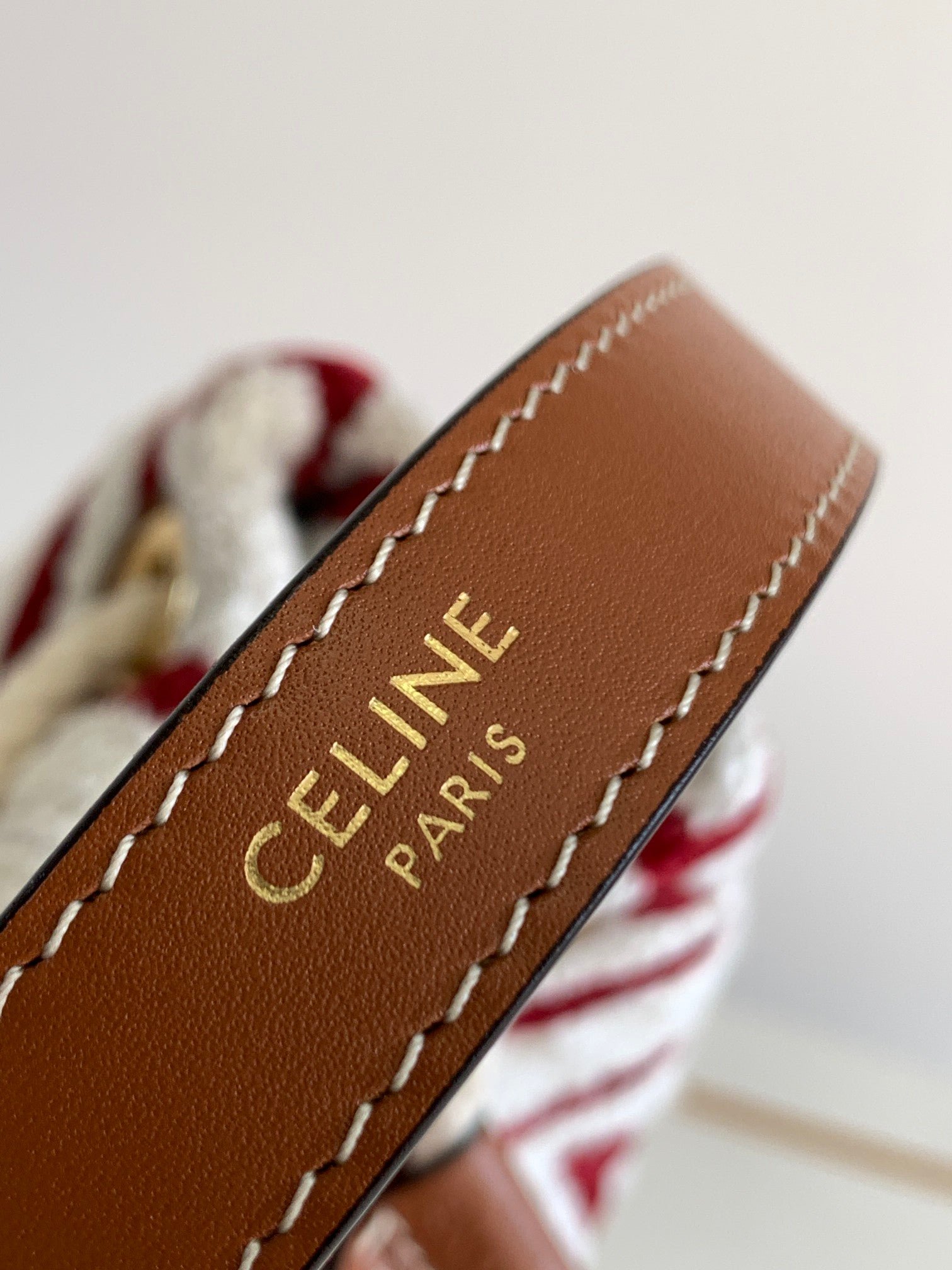 Celine Triomphe 19 Fabric Bucket Bag - Image 8