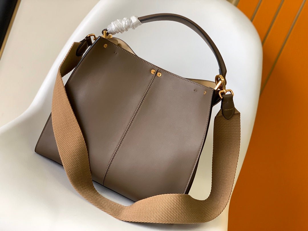 Alternative view of Fendi Peekaboo X-lite Medium 30cm Brown Lambskin