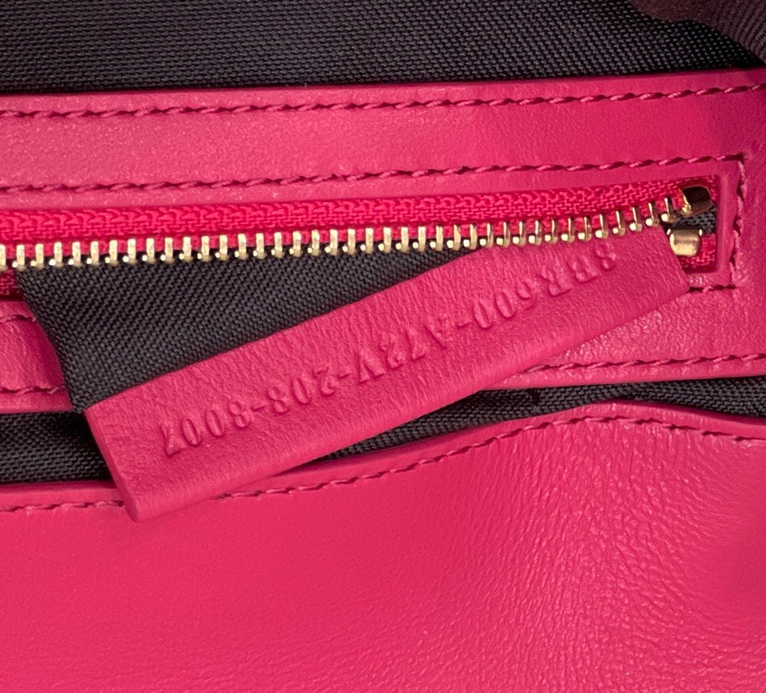 Fendi Baguette 27 Cerise Pink Lambskin Gold - Image 8