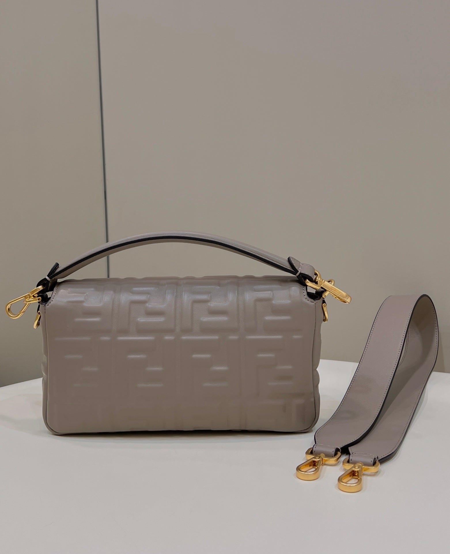 Alternative view of Fendi Baguette 27 Pine Cone Soft Lambskin