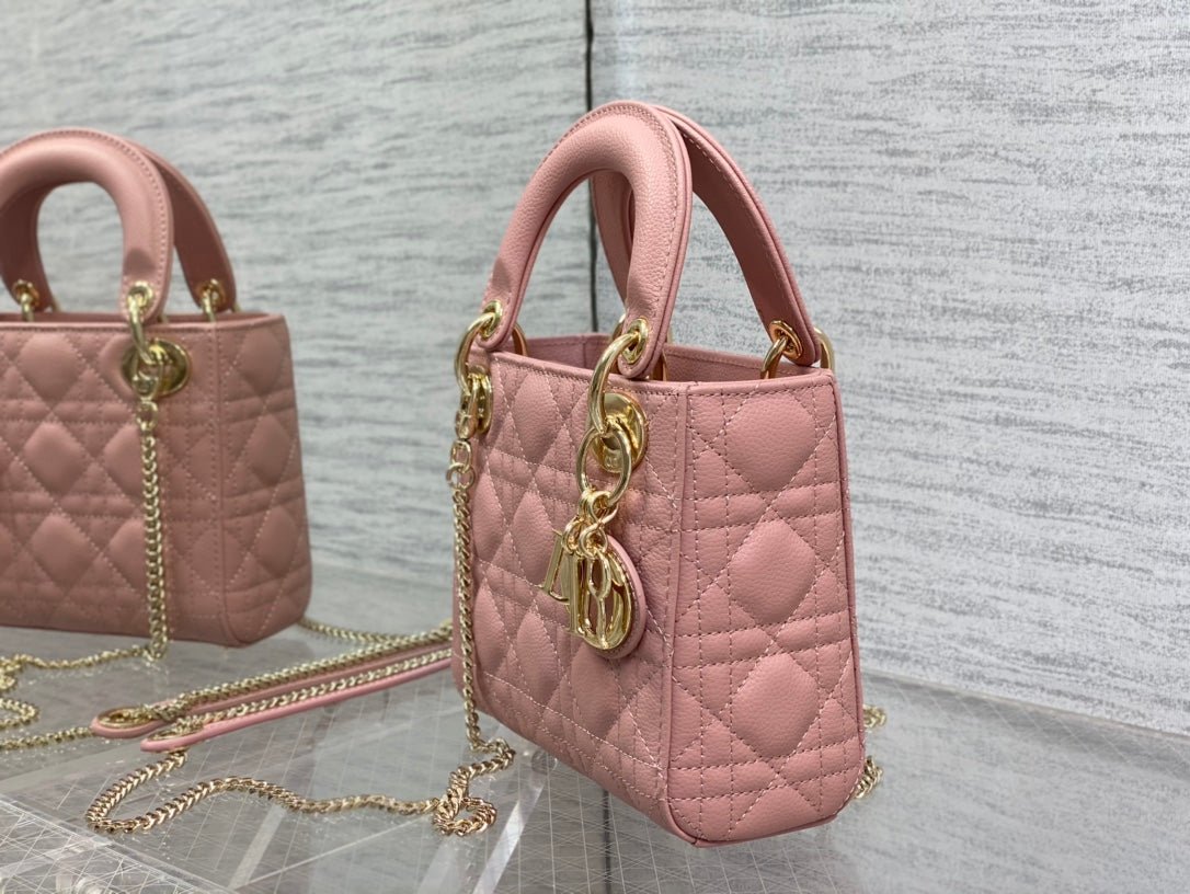 Dior Mini Lady Sakura Calfskin Crossbody Bag - Image 3