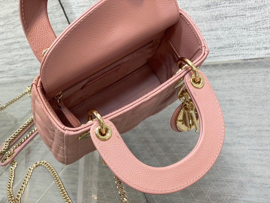 Dior Mini Lady Sakura Calfskin Crossbody Bag - Image 8