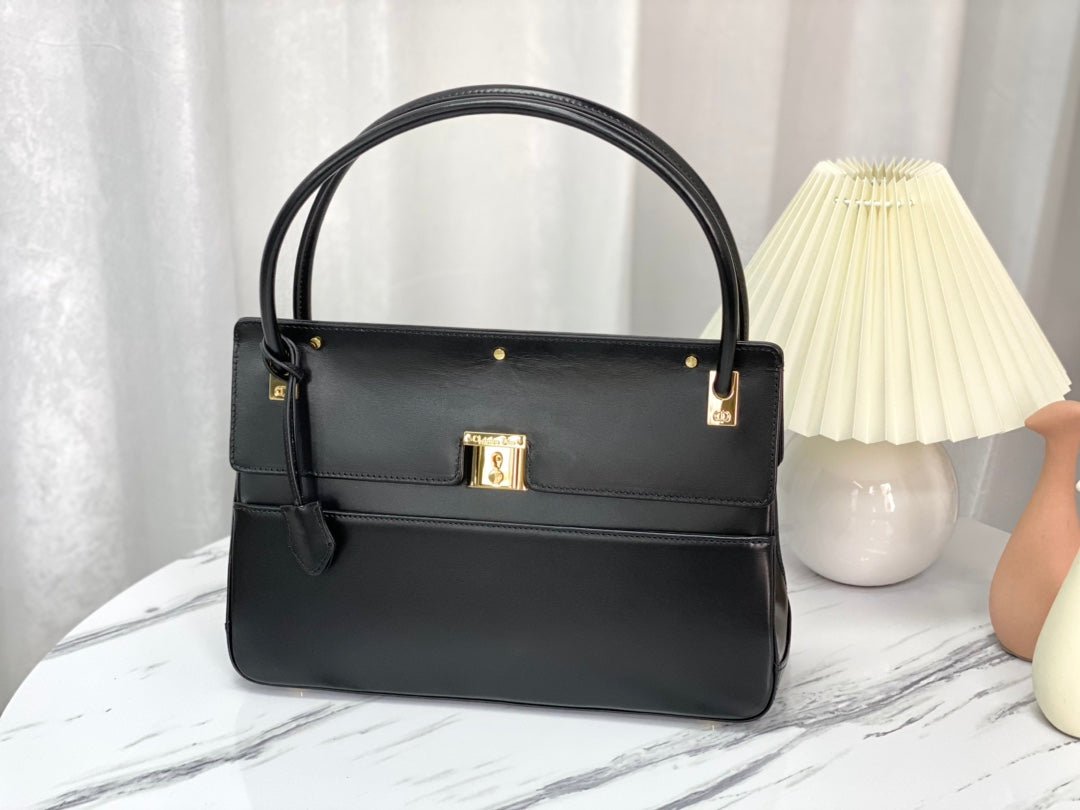 Alternative view of Dior Parisienne 30 Black Smooth Calfskin Bag