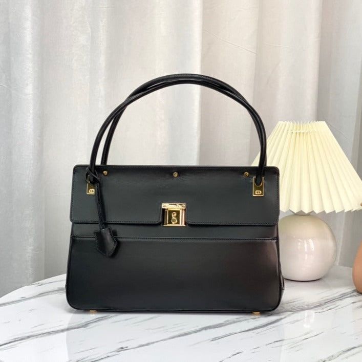Dior Parisienne 30 Black Smooth Calfskin Bag