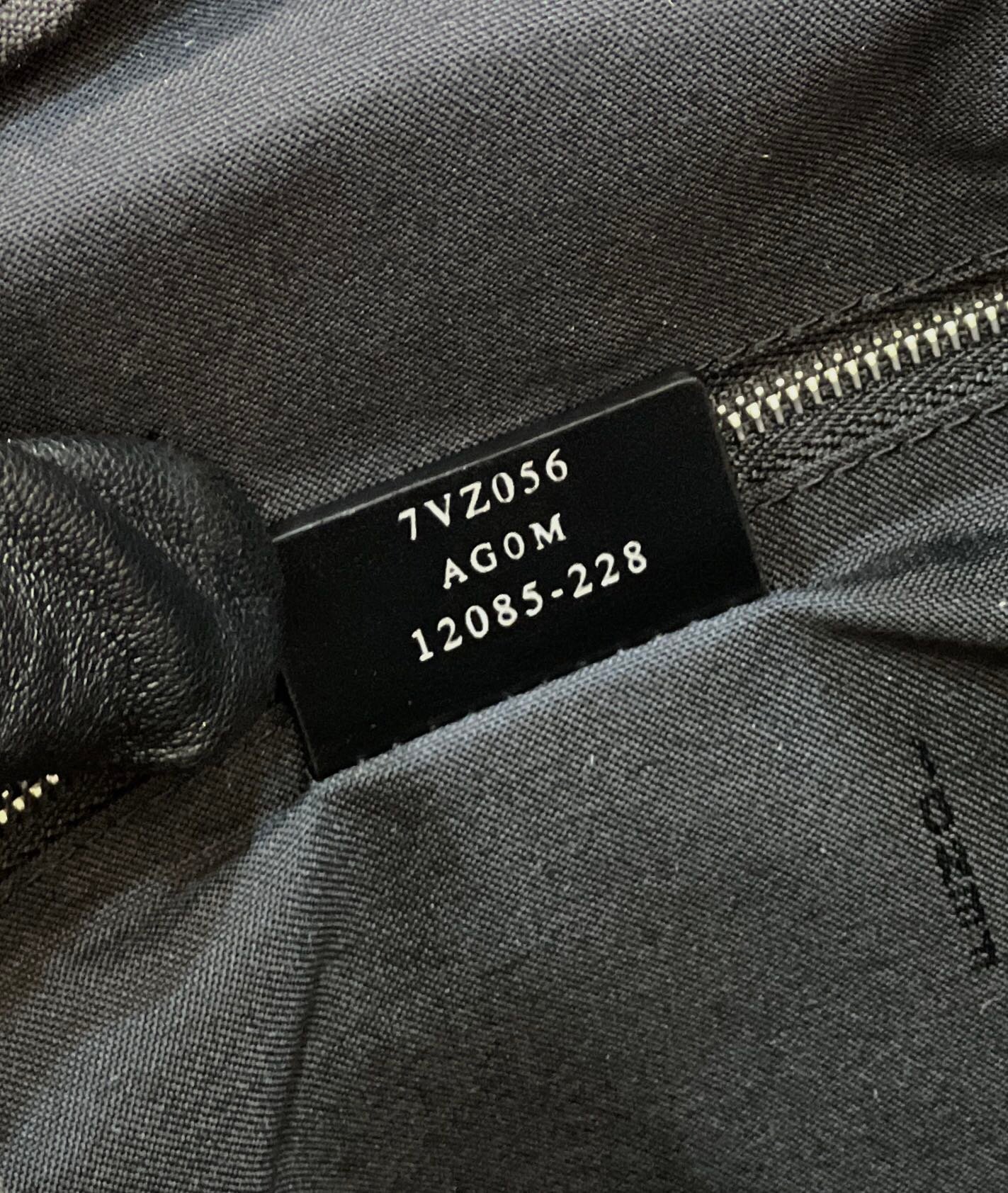 Fendi Strike Large 46 Black Jacquard Fabric - Image 5