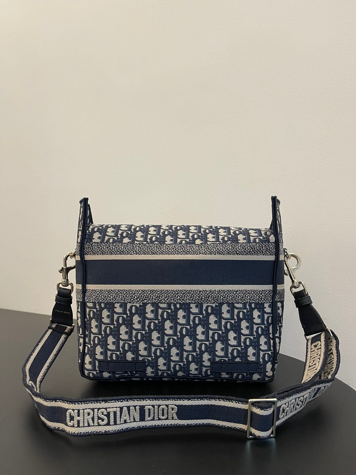 Alternative view of Dior Diorcamp Oblique Embroidery Bag Blue