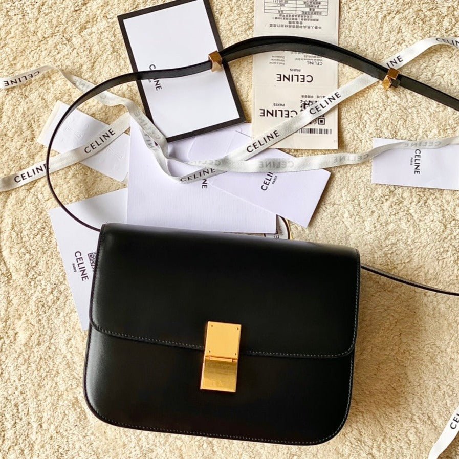 Celine Classique Black Calfskin Bag