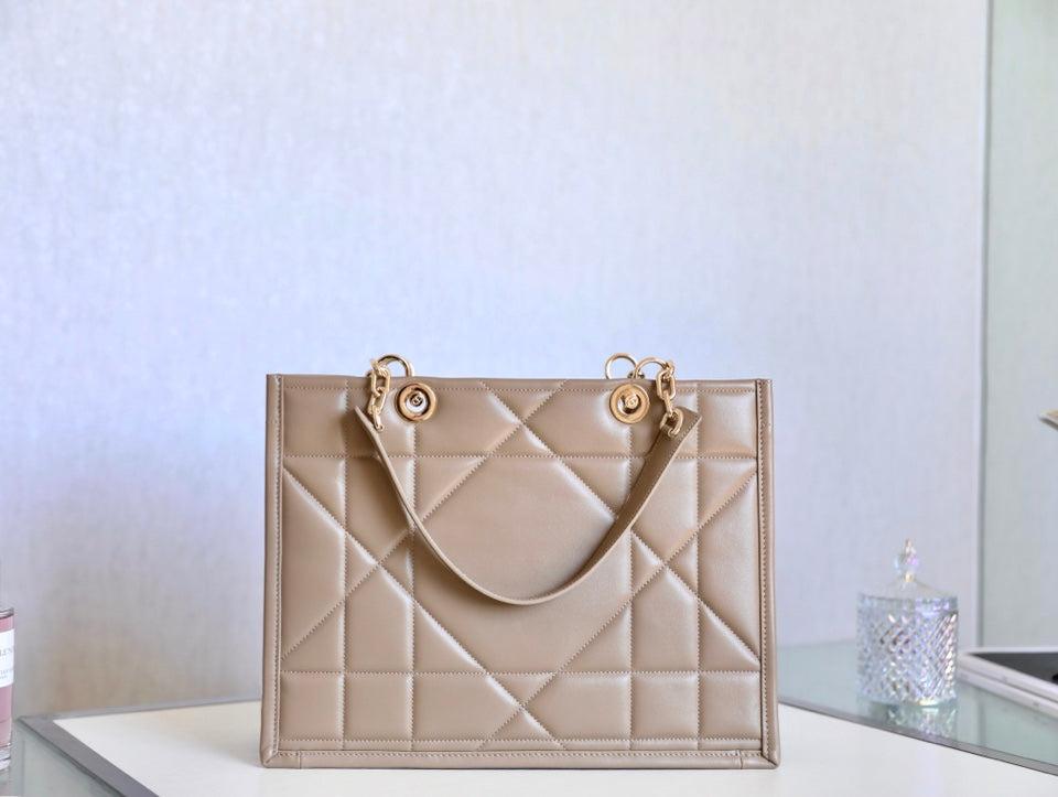 Alternative view of Dior Book Tote 36 Beige Cream Calfskin Bag