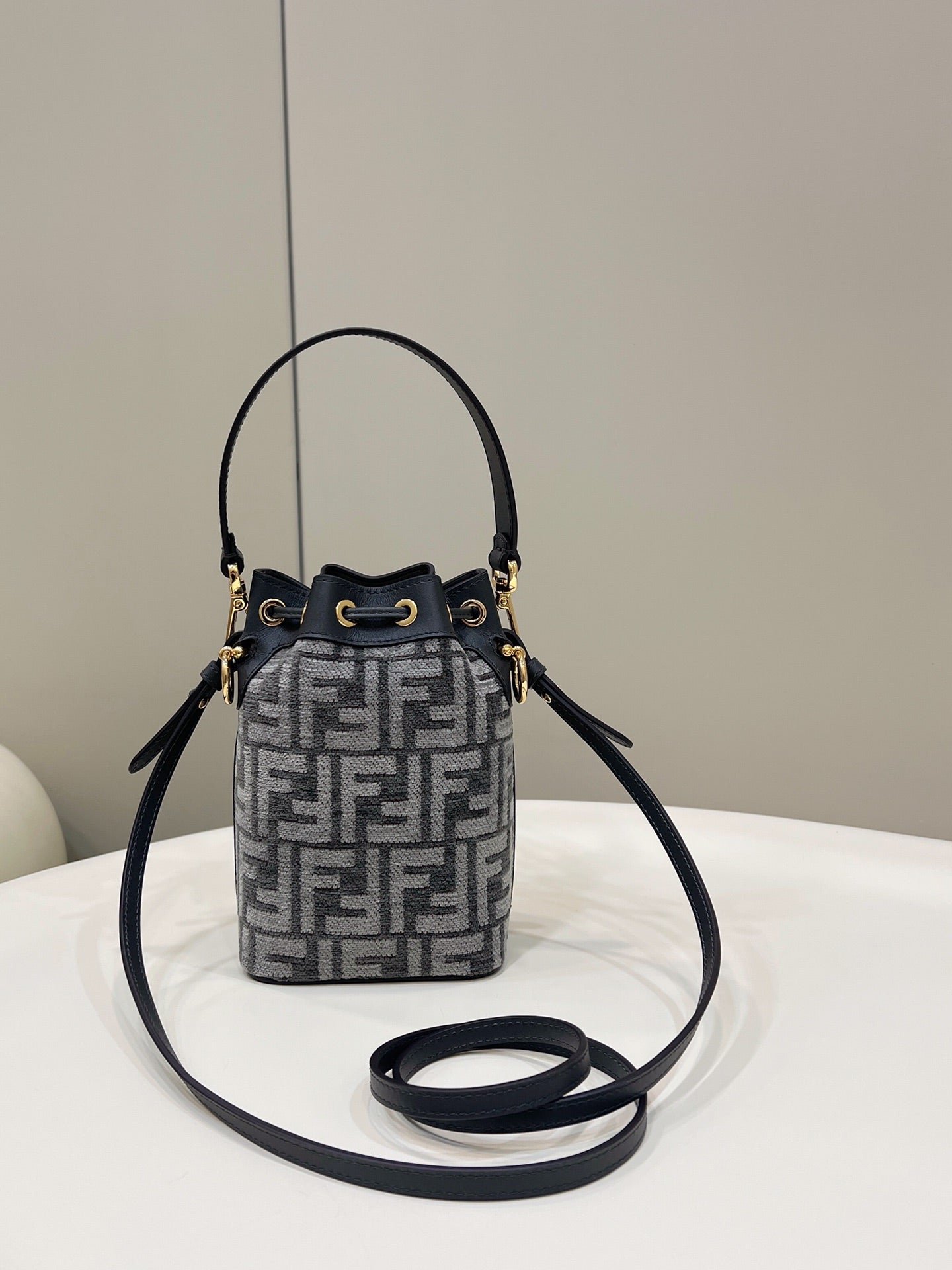 Alternative view of Fendi Mon Tresor Mini 18 FF Fabric Bucket
