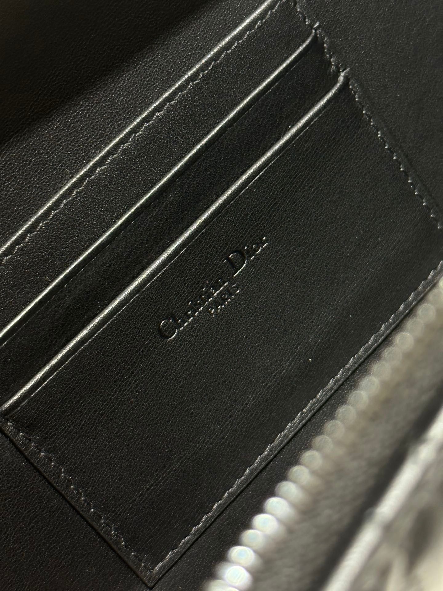 Dior Caro Box All Black Hardware Calfskin Bag - Image 9