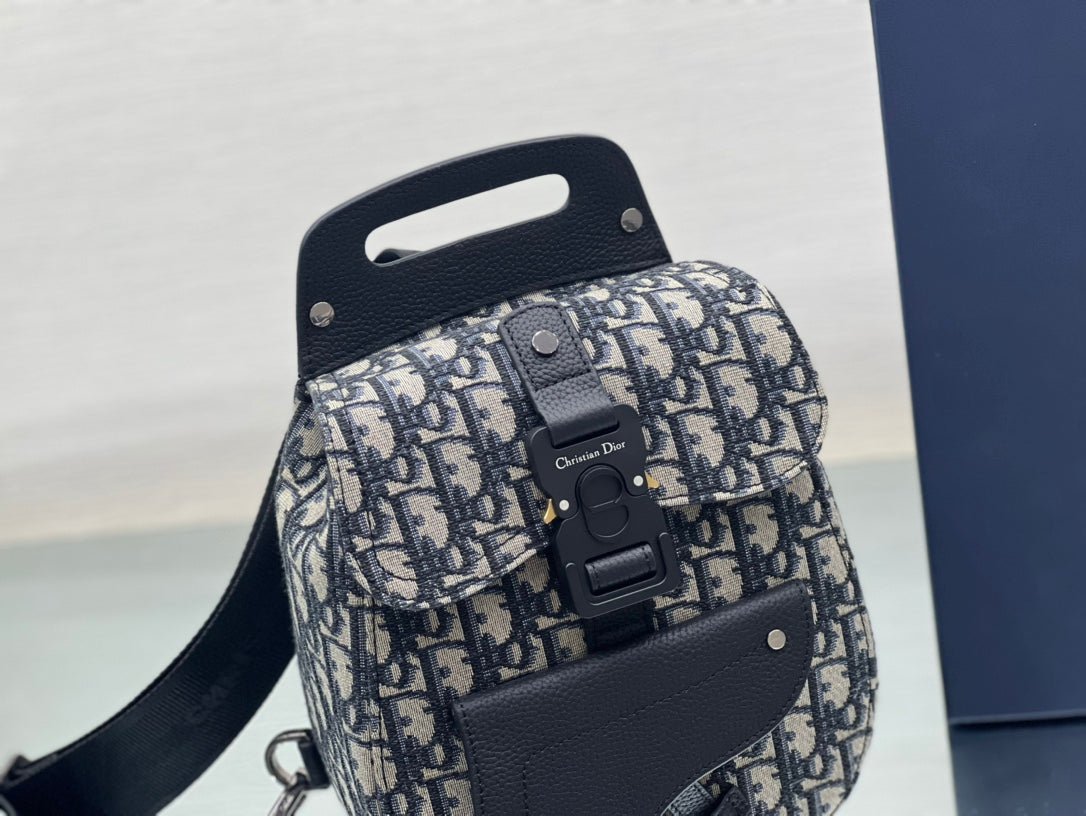 Dior Gallop Sling 27 Oblique Jacquard Crossbody Bag - Image 3