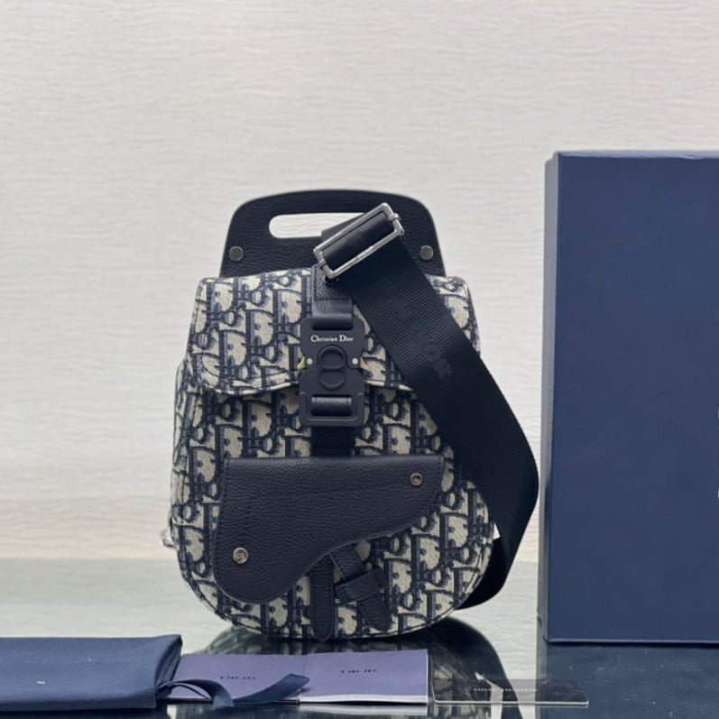 Dior Gallop Sling 27 Oblique Jacquard Crossbody Bag