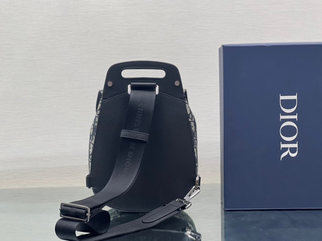 Dior Gallop Sling 27 Oblique Jacquard Crossbody Bag - Image 6