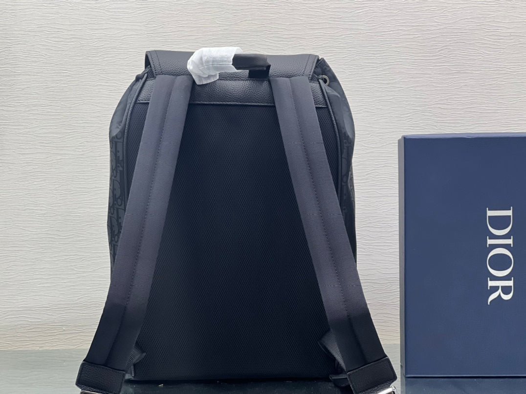 Alternative view of Dior Medium 38 Oblique Mirage Calfskin Backpack