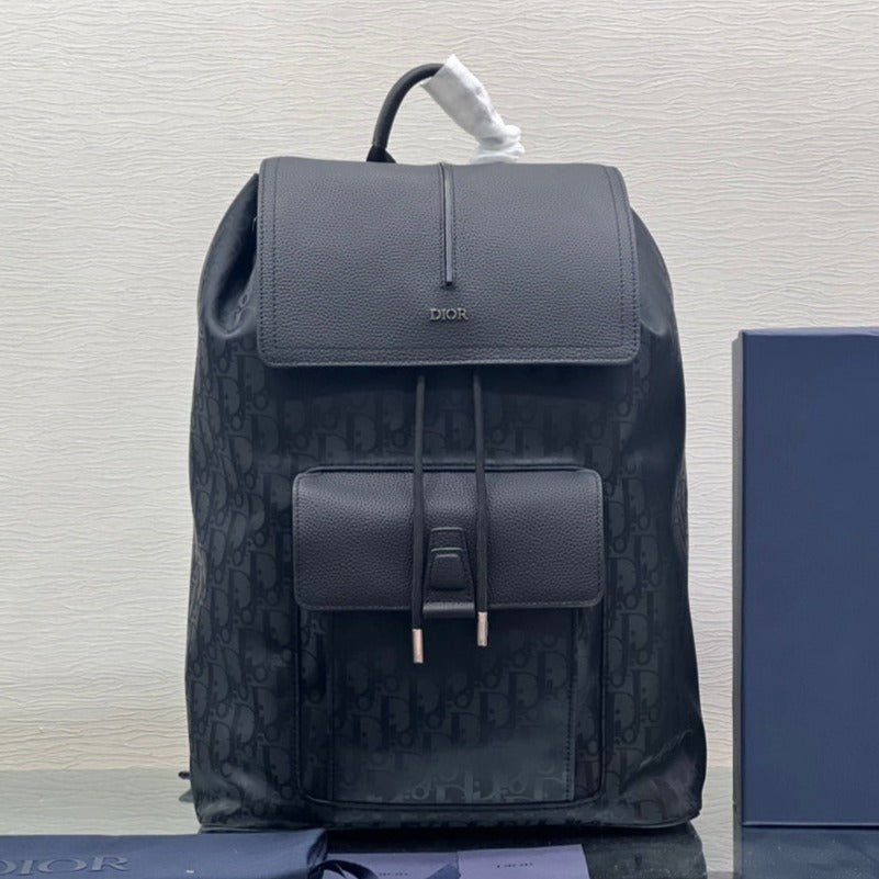 Dior Medium 38 Oblique Mirage Calfskin Backpack