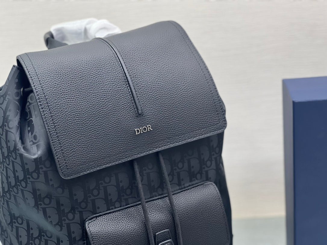 Dior Medium 38 Oblique Mirage Calfskin Backpack - Image 5