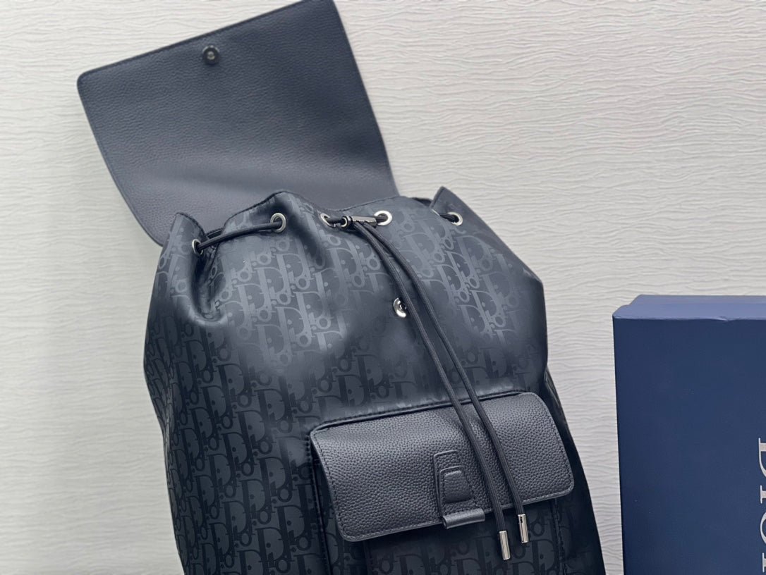 Dior Medium 38 Oblique Mirage Calfskin Backpack - Image 3