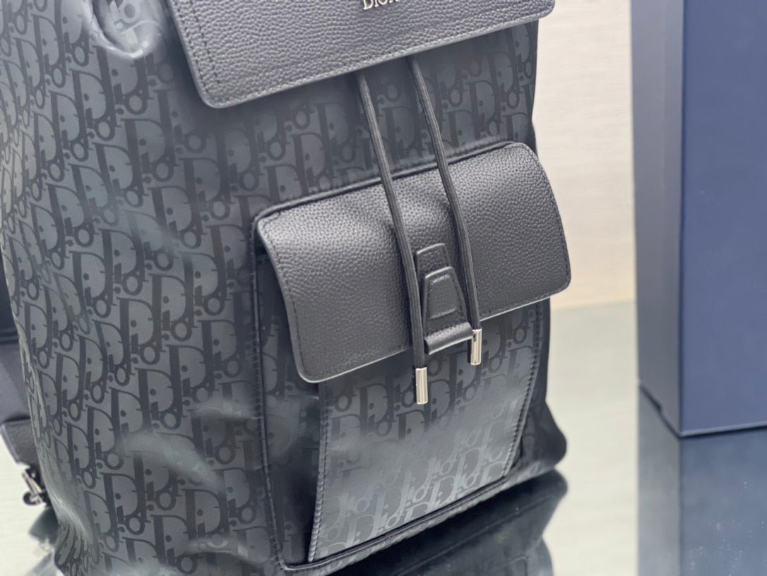 Dior Medium 38 Oblique Mirage Calfskin Backpack - Image 6
