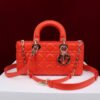 Dior Lady D-Joy 26 Red Lambskin Handbag