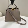 Fendi Peekaboo 27 Camel Brown Calfskin