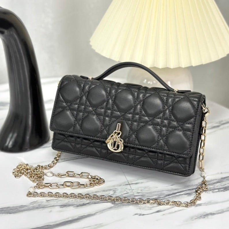 Alternative view of Dior Lady Chain 21 Lambskin Bag Black
