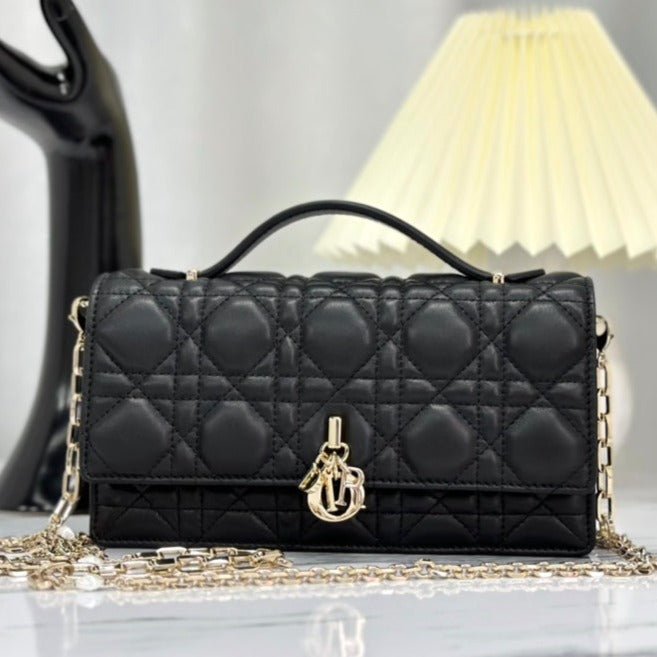 Dior Lady Chain 21 Lambskin Bag Black