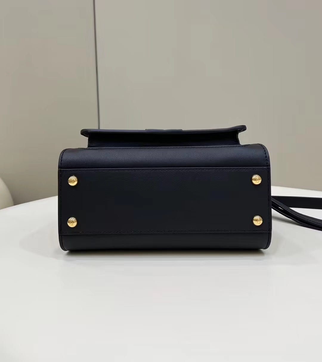 Fendi Peekaboo Mini 23 Black Calfskin - Image 9
