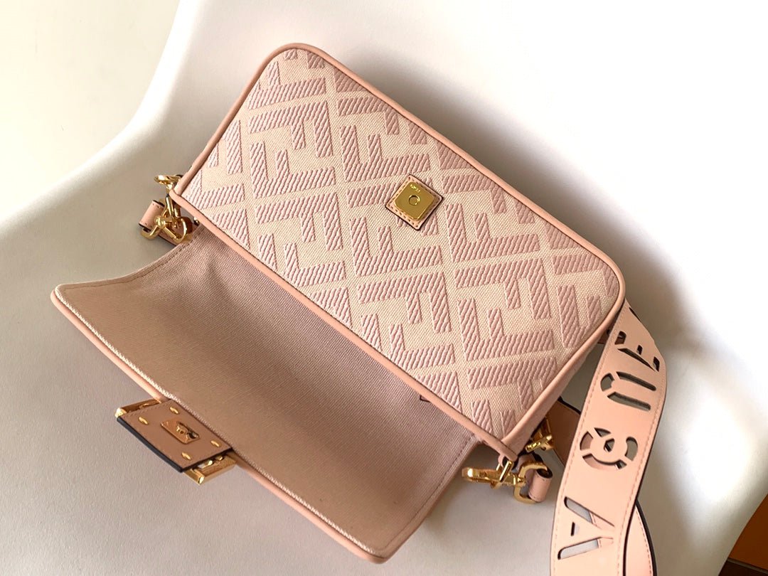 Alternative view of Fendi Baguette 27 Pink Embroidery