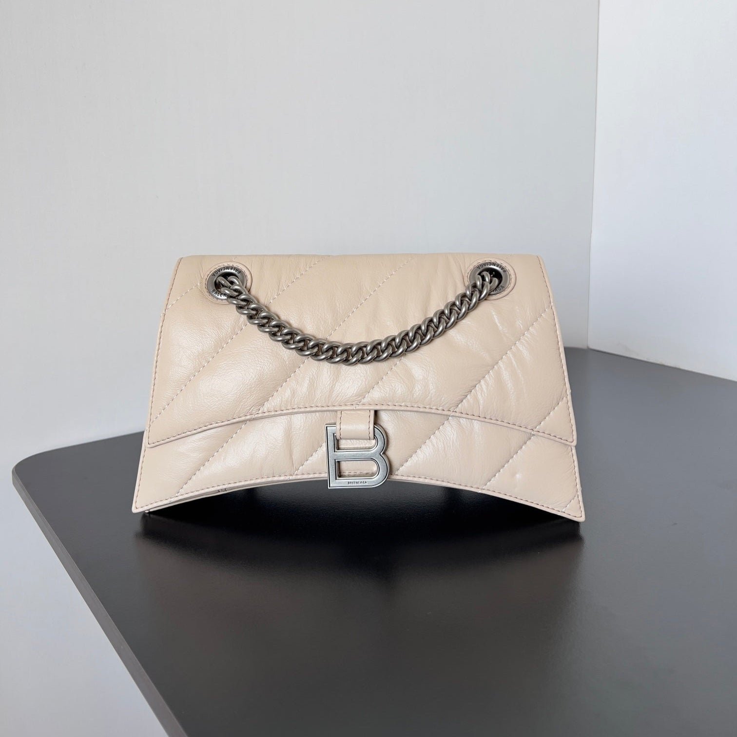 Balenciaga Crush Chained 25cm Beige Lambskin