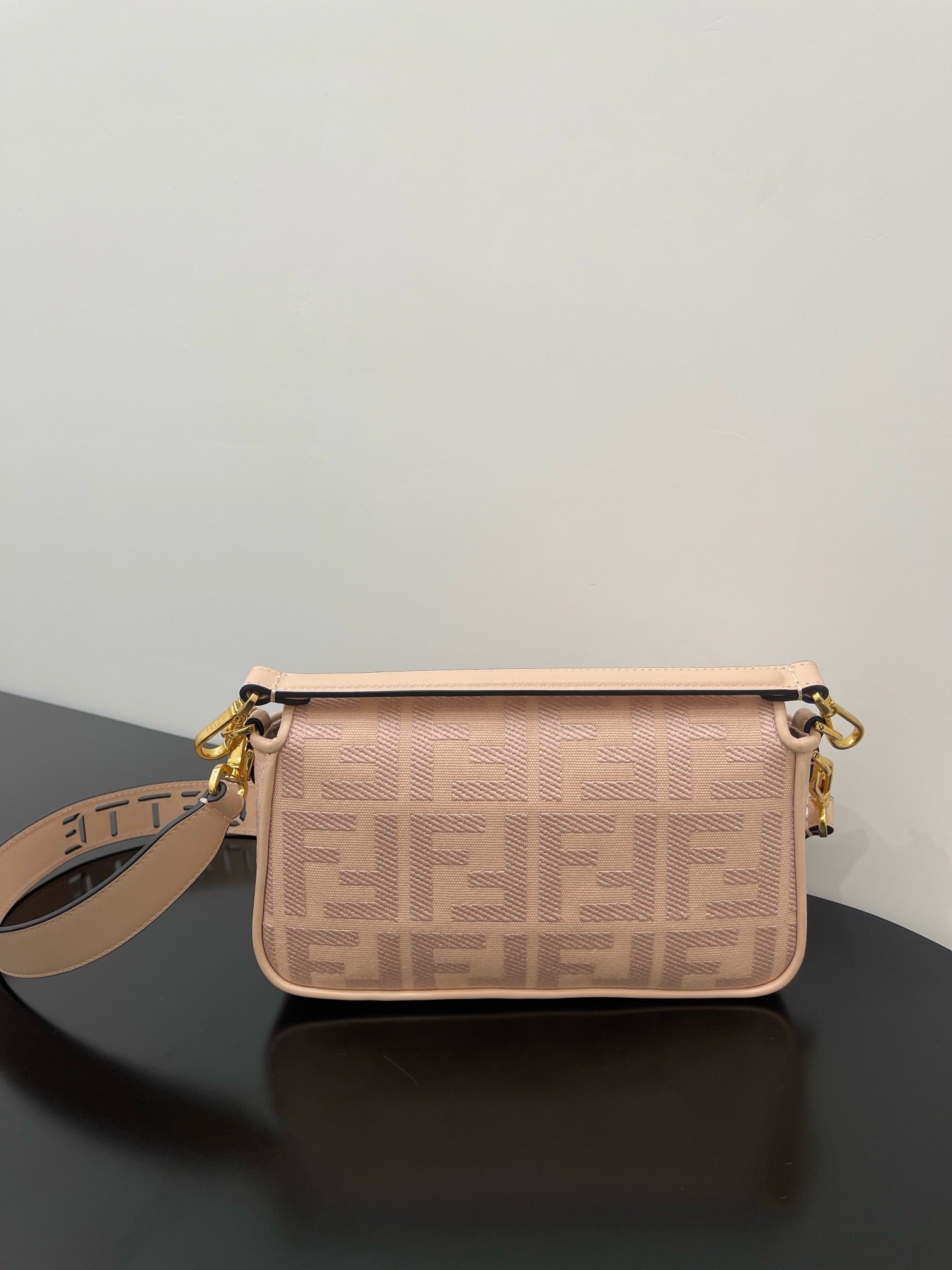 Alternative view of Fendi 26 Baguette Light Pink Nappa Leather