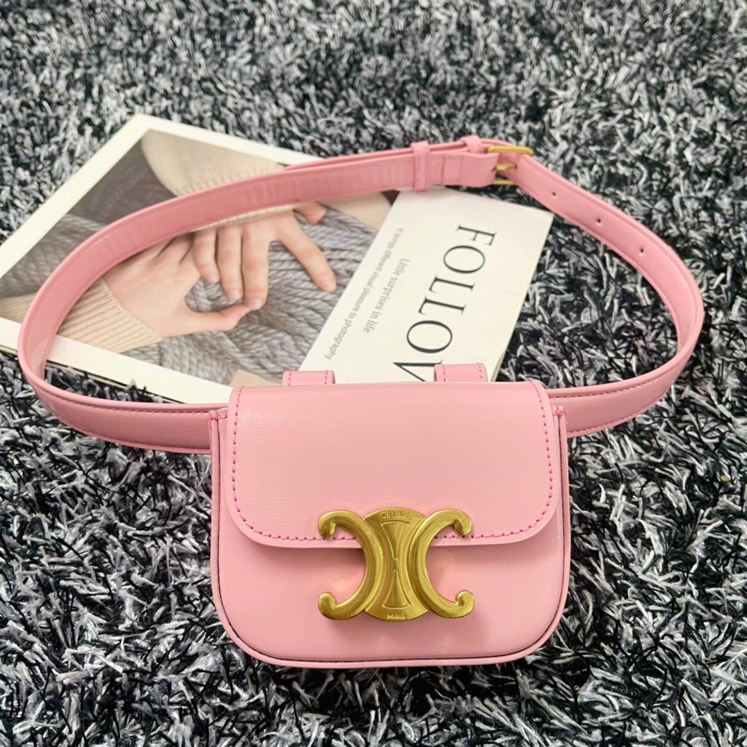 Celine Triomphe 11 Calfskin Waist Bag