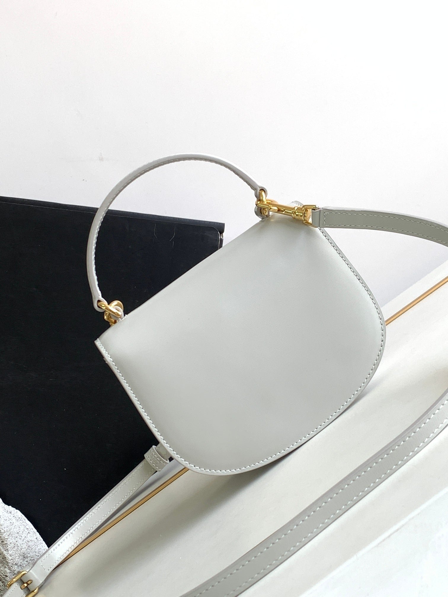 Celine Triomphe Grey Calfskin - Image 3