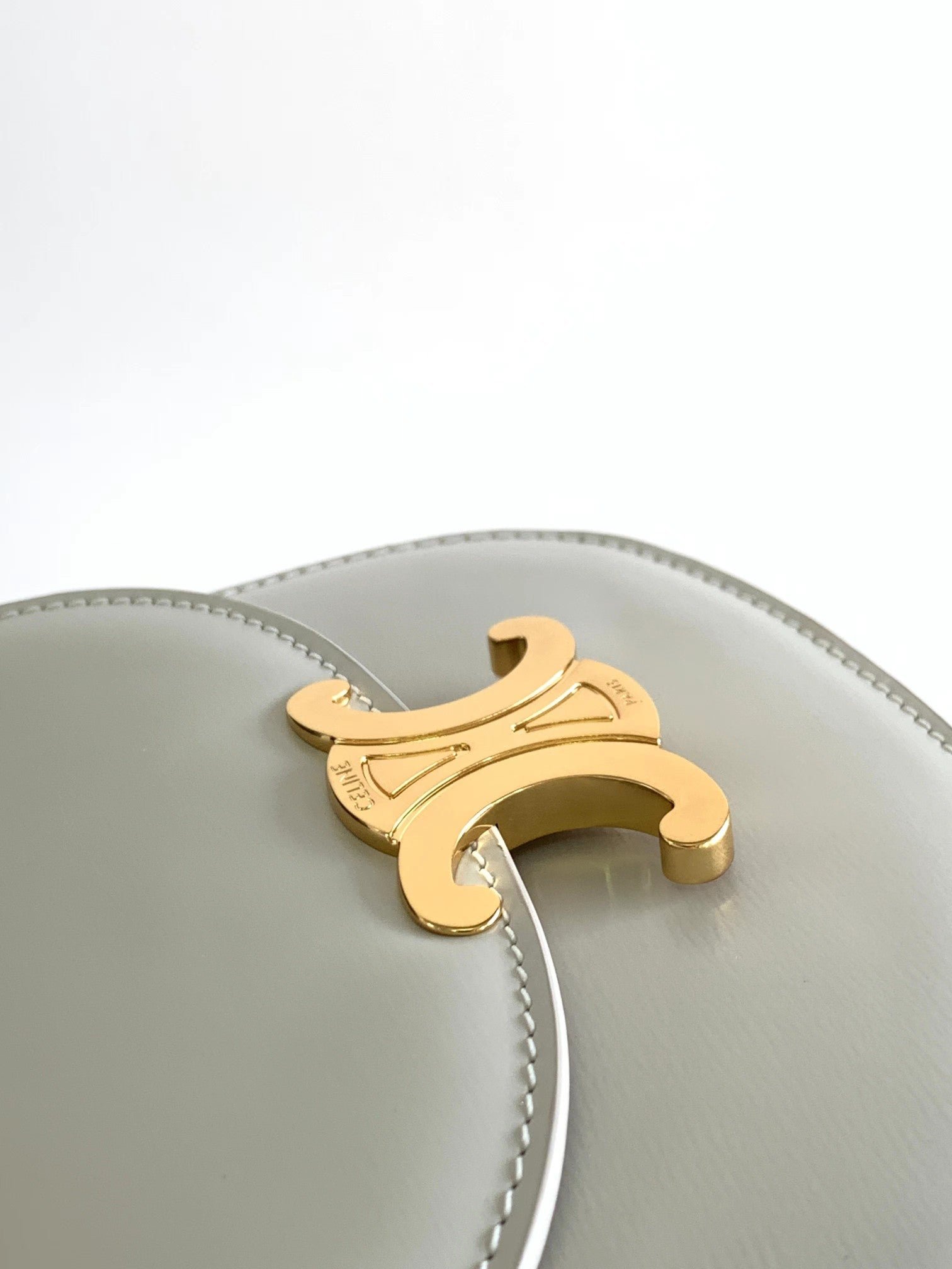 Celine Triomphe Grey Calfskin - Image 5